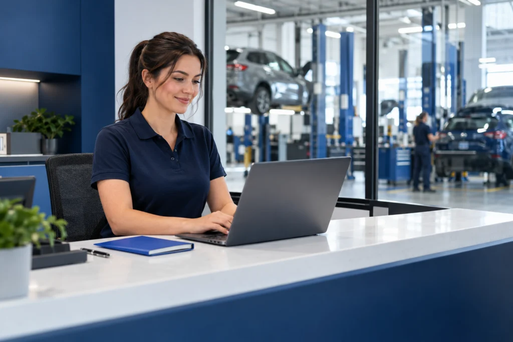 Visual for Service appointments and test-drive requests