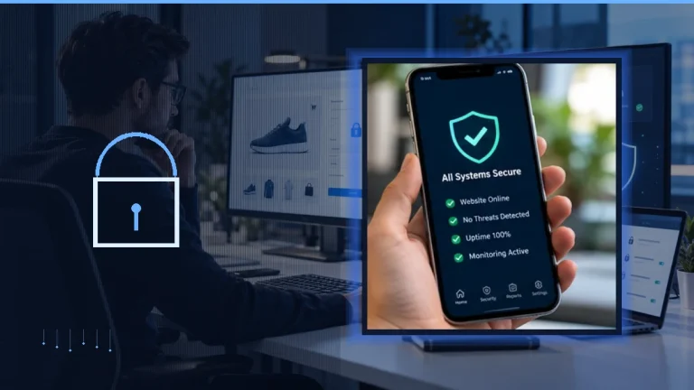 WordPress two factor authentication on a smartphone — original Defendoria editorial illustration